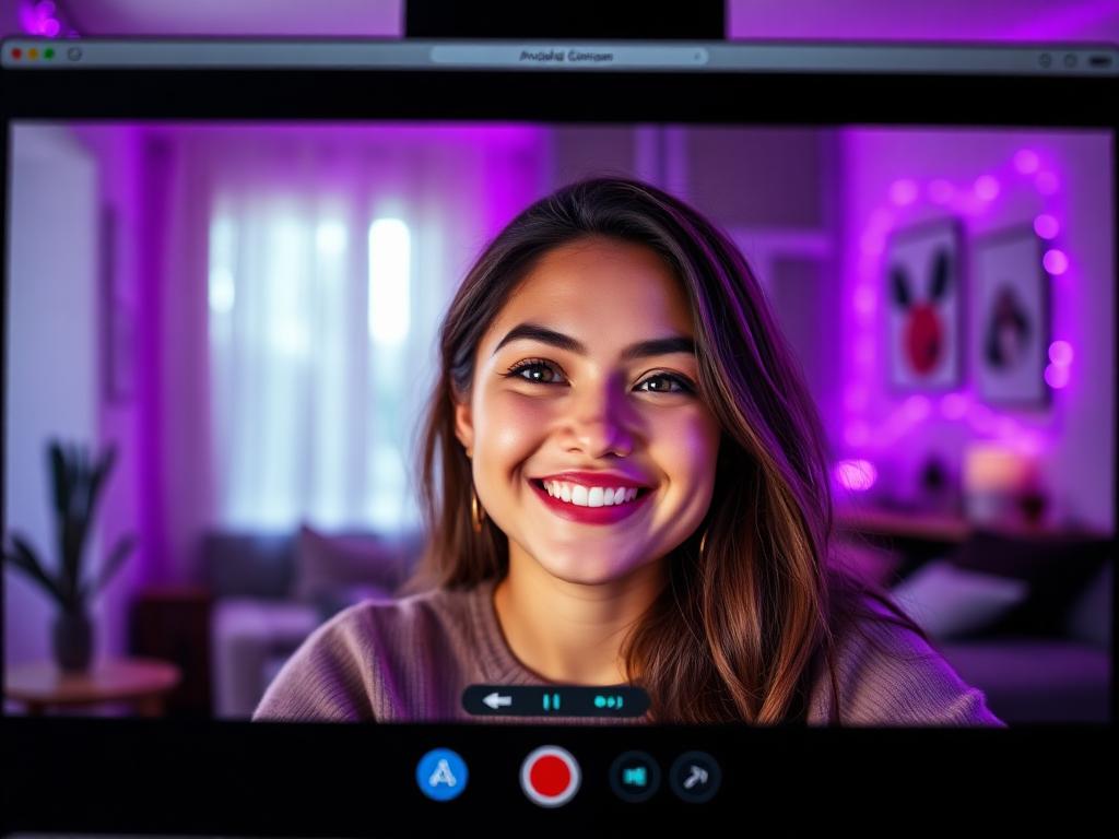 Exemple réel d'un appel vidéo privé Lovalmeora